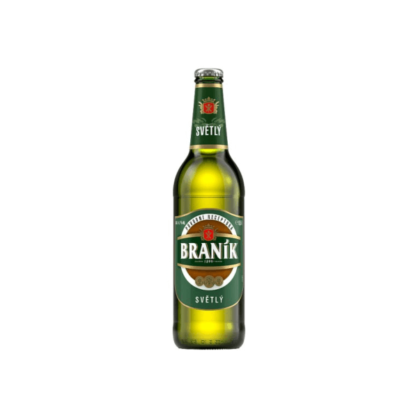 Pivo Braník 10° 0,5L Sklo