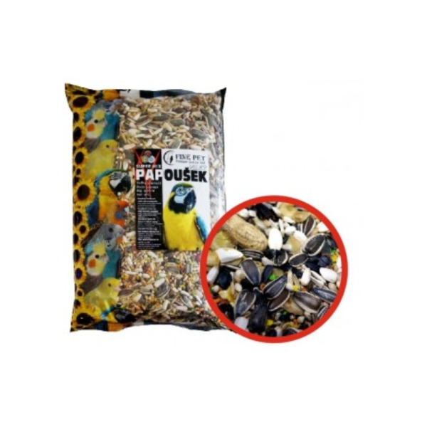 FINE PET Papoušek velký 800g