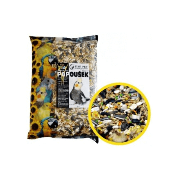 FINE PET Papoušek malý 800g
