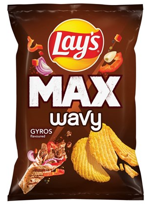 Chipsy LAYS 120g Max Wavy Gyros