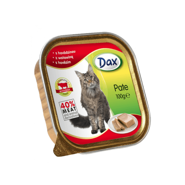 DAX Vanička pro kočky 100g Hovězí