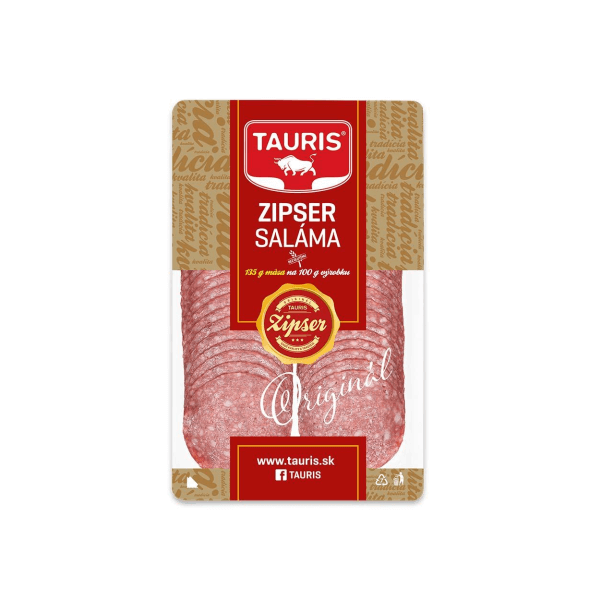Salám krájený TAURIS 75g Zipser