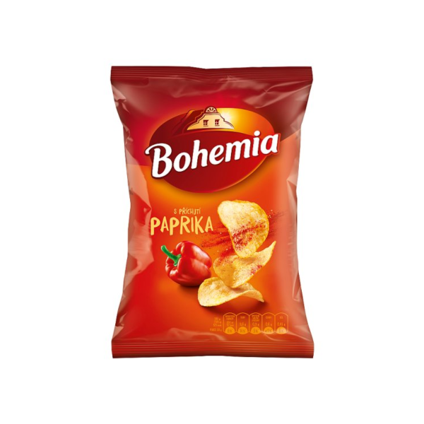 Chipsy BOHEMIA 70g Paprika  AKCE