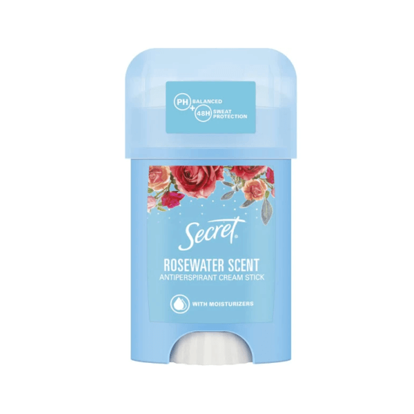 Secret Deostick 40ml Rosewater Cream